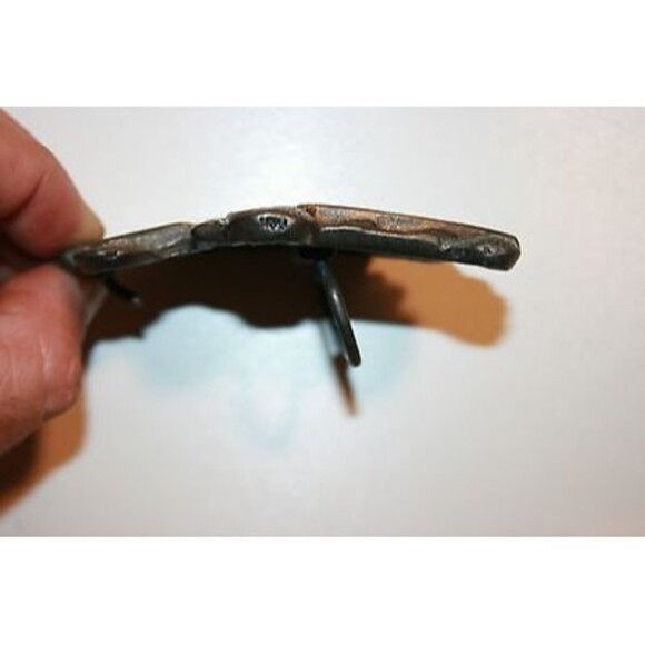 Vintage International Ford Box Trucker Big Rig 18 Wheeler Belt Buckle Semi - Picture 5 of 5